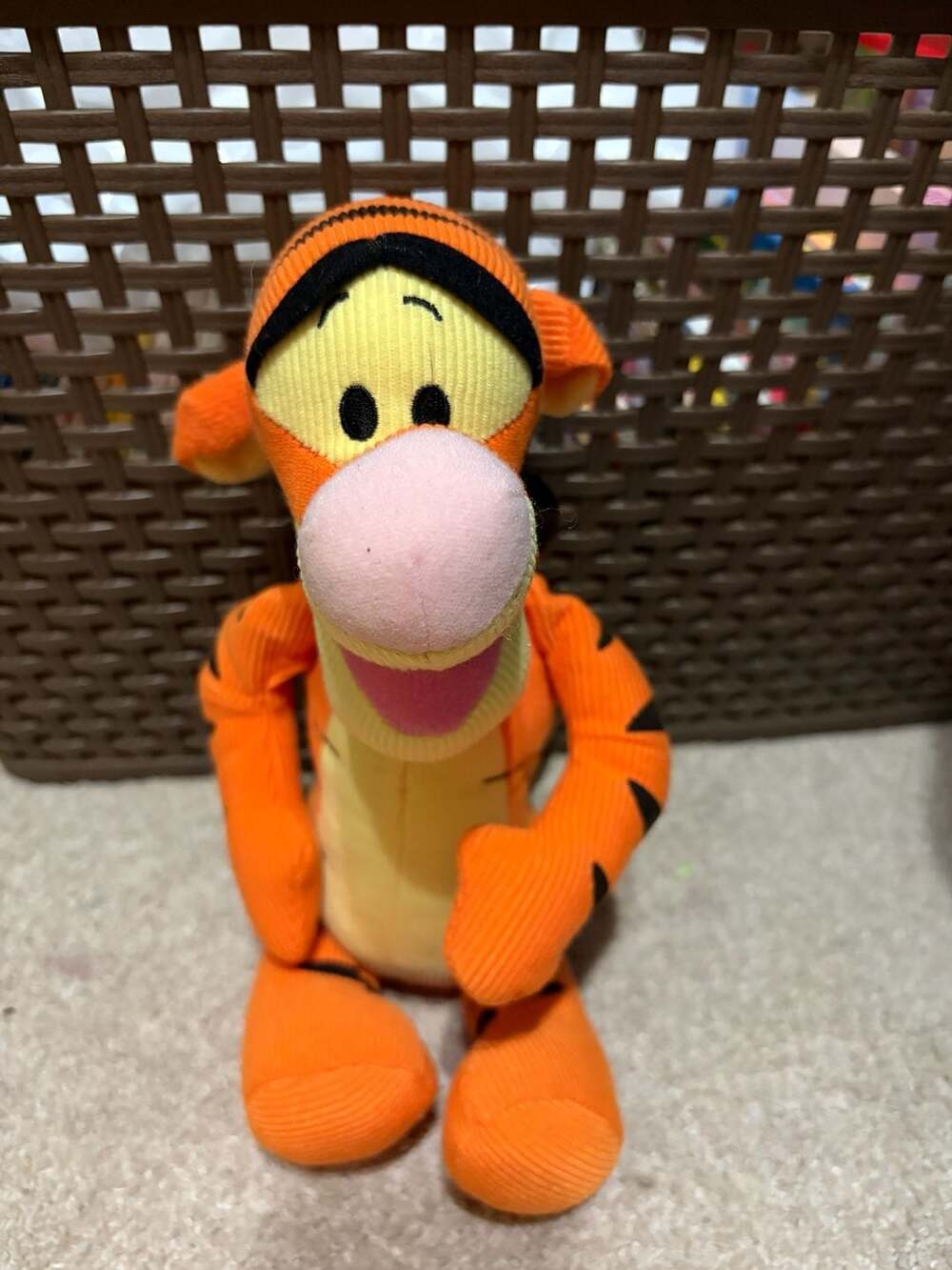 2005 Fisher-Price Disney Tigger Corduroy Plush Stuffed Toy